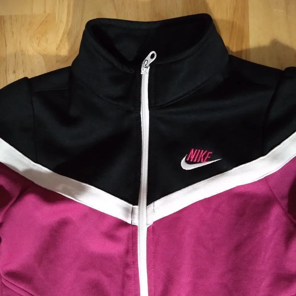 Vintage Nike Logo Color Block Track Jacket